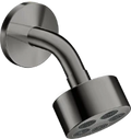 AX One douche tête 75 1j bras douche polished black chrome