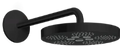 Hansgrohe Axor One douche de tête 280 1jet - modèle mural avec bras - noir mat
