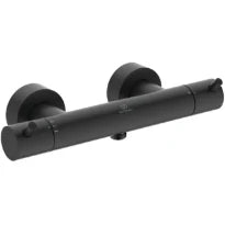 Ideal Standard Ceratherm T125 robinet thermostatique douche avec pin poignées - Silk Black