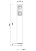 GESSI Inciso Shower Douchette anticalcaire. Aged Bronze