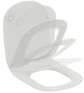 Ideal Standard Tesi abattant et couvercle sandwich - silk white - softclose easy takeoff