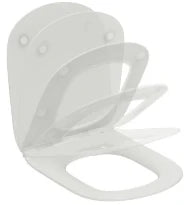 Ideal Standard Tesi abattant et couvercle sandwich - silk white - softclose easy takeoff