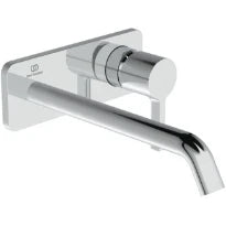 Ideal Standard Joy mitigeur mural (partie apparente), bec 180 mm, 2-trous rosace chromé