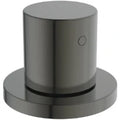 Ideal Standard Joy Neo diverseur 3/4 kit 2 ronde rozet Brushed Gun metal