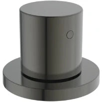 Ideal Standard Joy Neo diverseur 3/4 kit 2 ronde rozet Brushed Gun metal