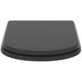 Ideal Standard Calla Couvercle et abbatant fin en bois - Zwart | Noir