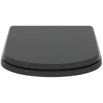 Ideal Standard Calla Couvercle et abbatant fin en bois - Zwart | Noir