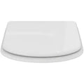 Ideal Standard Calla abattant slim et couvercle en bois - Glossy white