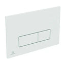 Ideal Standard Oleas M2 plaque de commande 2F commande mécanique angles droits Blanc