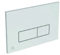 Ideal Standard Oleas M2 plaque de commande 2F commande mécanique avec Smartflush angles droits chromé mat
