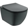 Ideal Standard Tesi abattant et couvercle sandwich slow closing easy take off - Silk black