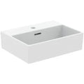 Ideal Standard Extra lave-mains 450 x 350 mm - blanc mat - avec trou de robinet - avec trop-plein