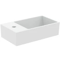 Ideal Standard Extra lave-mains 450 x 250 mm - blanc mat - avec trou de robinet gauche - avec trop-plein
