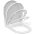 Ideal Standard Blend Curve abattant et couvercle wrap-over slow closing (easy take-off) - Silk white