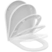 Ideal Standard Blend Curve abattant et couvercle wrap-over slow closing (easy take-off) - Silk white