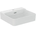 Ideal Standard Conca lavabo 500 x 450 mm - blanc - avec trou de robinet - avec trop-plein - aplati pour montage sur étagère