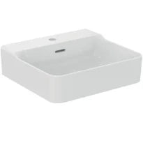 Ideal Standard Conca lavabo 500 x 450 mm - blanc - avec trou de robinet - avec trop-plein - aplati pour montage sur étagère