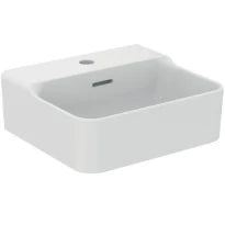 Ideal Standard Conca lavabo 400 x 350 mm - blanc - avec trou de robinet - avec trop-plein - aplati pour montage sur étagère