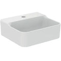 Ideal Standard Conca lavabo 400 x 350 mm - blanc - avec trou de robinet - sans trop-plein - aplati pour montage sur étagère