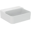 Ideal Standard Conca lavabo 400 x 350 mm - blanc - sans trou de robinet - sans trop-plein - aplati pour montage sur étagère