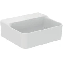 Ideal Standard Conca lavabo 400 x 350 mm - blanc - sans trou de robinet - sans trop-plein - aplati pour montage sur étagère
