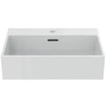 Ideal Standard Extra lavabo 500 x 450 mm - blanc - avec trou de robinet - avec trop-plein - aplati pour montage sur étagère