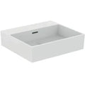 Ideal Standard Extra lavabo 500 x 450 mm - blanc - sans trou de robinet - avec trop-plein - aplati pour montage sur étagère
