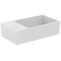 Ideal Standard Extra lave-mains 450 x 250 mm - cuvette droite - blanc - sans trou de robinet - avec trop-plein