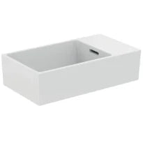 Ideal Standard Extra lave-mains 450 x 250 mm - cuvette gauche - sans trou de robinet - avec trop-plein - aplati pour montage sur étagère