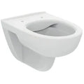 Ideal Standard i.life A hangtoilet D-shape Rimless+ zonder spoelrand - Glossy White