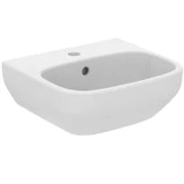 Ideal Standard i.life A lave-mains 400 x 360 mm - blanc - avec trou de robinet - avec trop-plein
