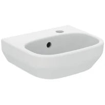 Ideal Standard i.life A lave-mains 350 x 300 mm - blanc - avec trou de robinet droite - avec trop-plein