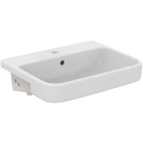 Ideal Standard i.life B lavabo semi-encastré 550 x 440 mm - blanc - avec trou de robinet - avec trop-plein