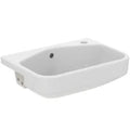 Ideal Standard i.life S lavabo semi-encastré 500 x 360 mm - blanc - avec trou de robinet droite - avec trop-plein