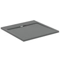 Ideal Standard Ultra Flat S i.life receveur de douche 800 x 800 x 30 mm - concrete grey