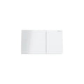 Geberit Sigma70 plaque de commande, verre blanc