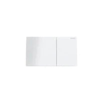 Geberit Sigma70 plaque de commande, verre blanc