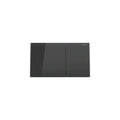 Geberit Sigma70 plaque de commande, verre noir