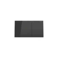 Geberit Sigma70 plaque de commande, verre noir