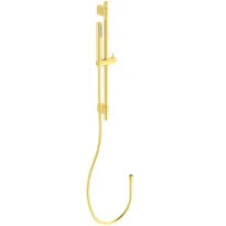 Ideal Standard IdealRain Barre de douche 600 mm avec douchette bâton avec 1 fonction, 8l/min et IdealFlex 1750 mm - Brushed Gold