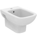 Ideal Standard i.life A Bidet suspendu rectangulaire avec trou percé et avec trop-plein (palette) - Glossy white