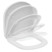 Ideal Standard Tempo Abattant et couvercle slow closing pour Tempo WC suspendu court - Glossy white