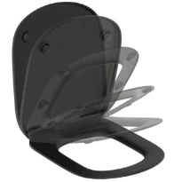Ideal Standard Tesi Abattant et couvercle wrap-over slow closing easy take off - Silk black