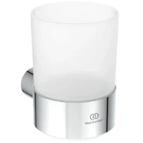 Ideal Standard Conca Porte-gobelet+verre conception ronde - chromé