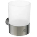 Ideal Standard Conca Porte-gobelet+verre conception ronde - RVS look | Look RVS