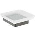 Ideal Standard Conca Porte-savon conception carrée - Brushed Gun Metal