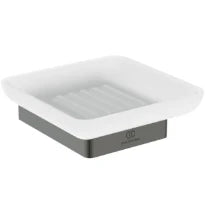 Ideal Standard Conca Porte-savon conception carrée - Brushed Gun Metal