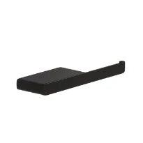 Geesa Shift porte-rouleau papier toilette sans rabat avec tablette - Black