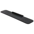 Geesa Shift tablette de salle de bains 60 cm avec effet marbre noir mat - Black