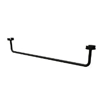 Geesa Leev porte-serviette 40 cm - black